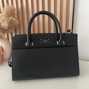 Kate Spade Black Satchel handbag / purse